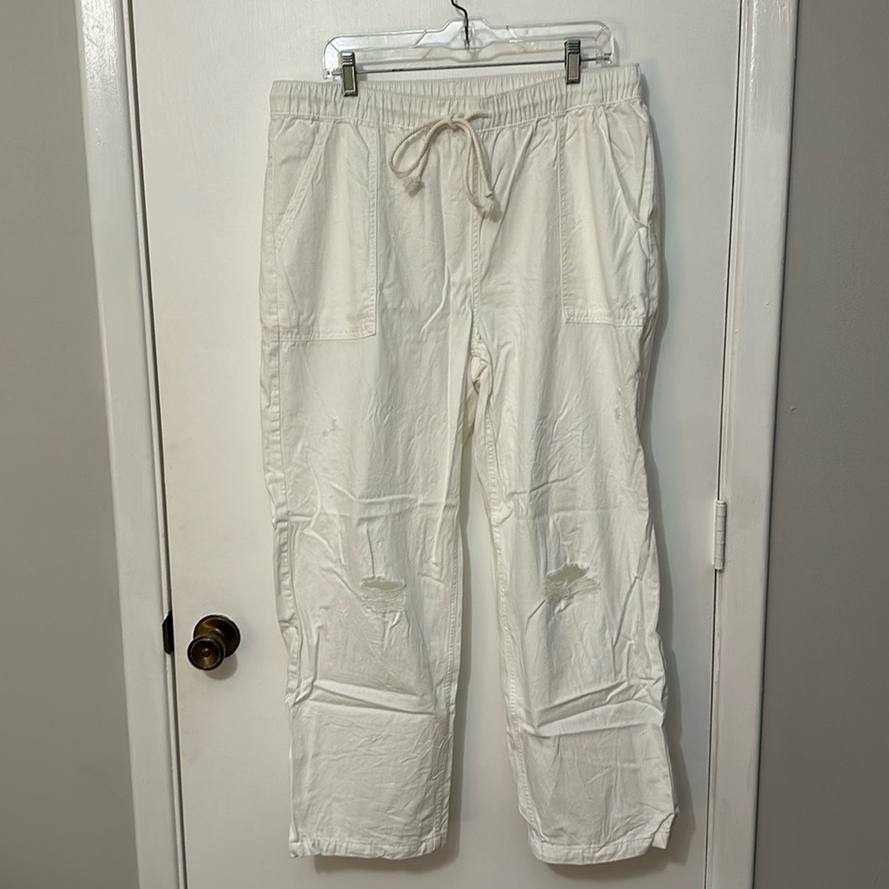 White Cotton pants